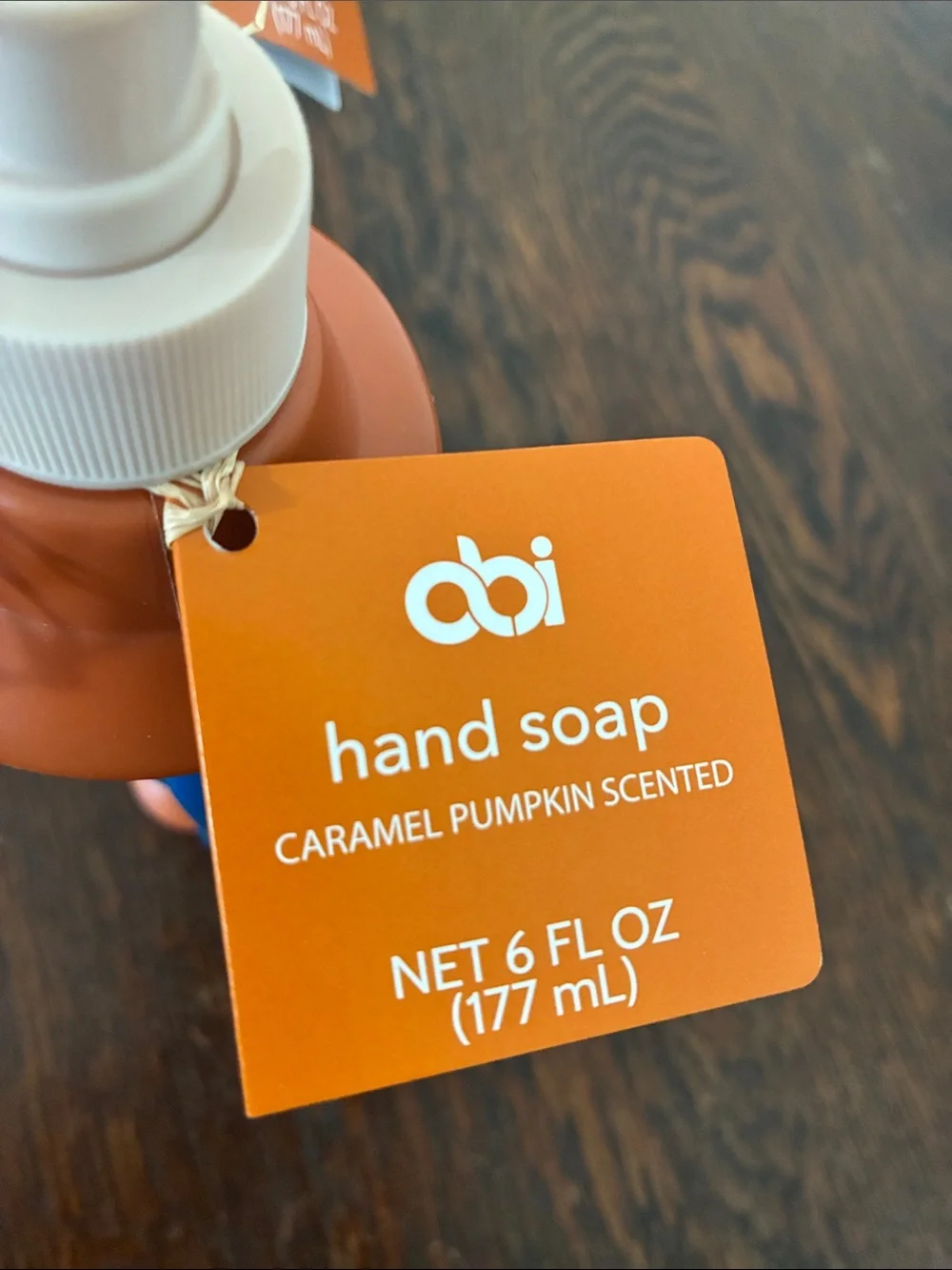 NWT- Set of 2- Caramel Pumpkin Scented Scarecrow Hand Soap Dispensers 6oz